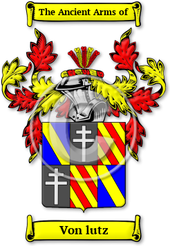 Von lutz Family Crest Download (jpg) Legacy Series - 150 DPI